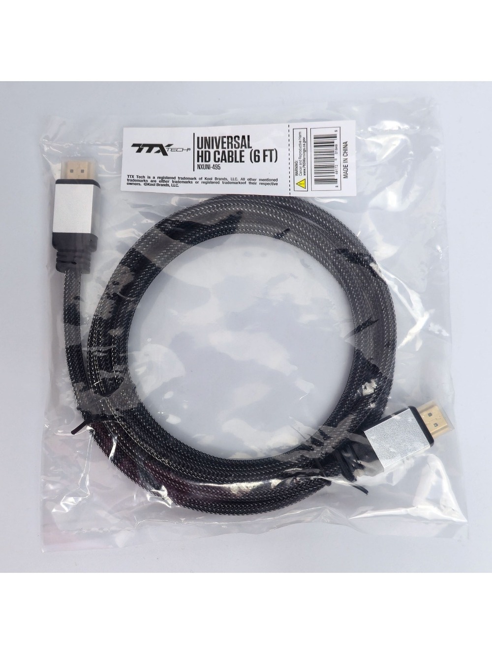 Universal HD Cable - 6 FT - Bulk New